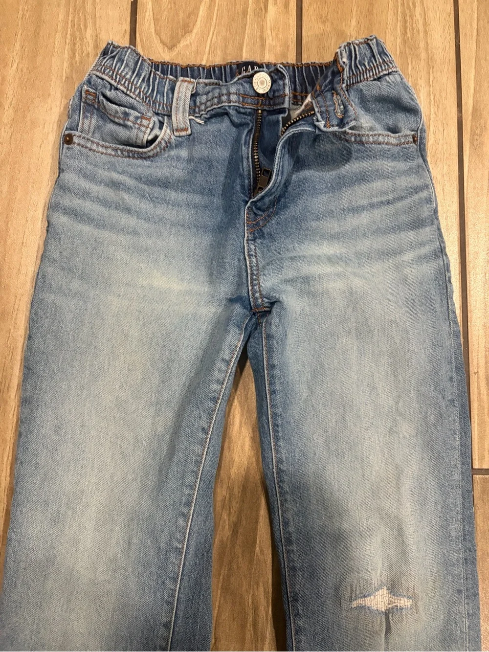 Boys Gap kids original straight blue denim jeans size 10
